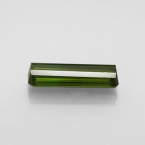 2.22캐럿 천연 그린 투르말린, 에메랄드 컷, 14×4.4 mm, VVS-VS