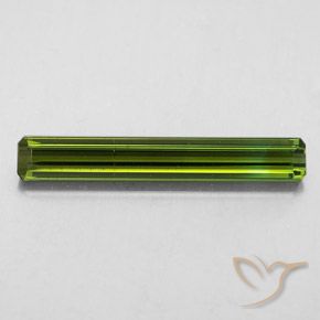 2.03ct 자연스러운 딥그린 전기석, 에메랄드 컷, VS-SI