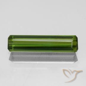 1.17ct 자연스러운 황록색 전기석, 에메랄드 컷, VVS