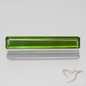 1.44ct 자연스러운 해초 녹색 전기석, 에메랄드 컷, VS