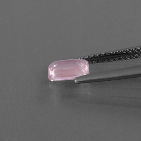 0.57캐럿 천연 핑크 투르말린, 투명한, 6.4×4.4 mm, 투명/반투명