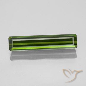 1.73ct 자연스러운 딥그린 전기석, 에메랄드 컷, VS
