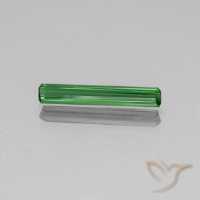 1.15ct 자연스러운 녹색 전기석, 에메랄드 컷, VVS