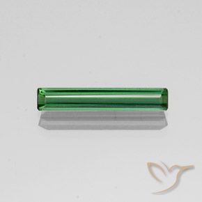 1.66ct 자연스러운 녹색 전기석, 에메랄드 컷, VVS-VS