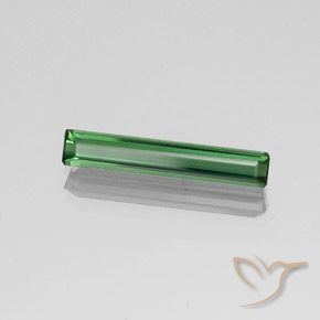 1.66캐럿 천연 녹색 전기석, 옥타곤 / 에메랄드 컷, VVS-VS