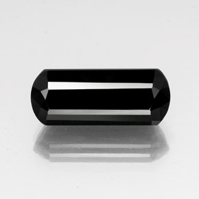 13.07캐럿 천연 검정색 투르말린, 멋진 모양, 21×8.6 mm, 불투명체
