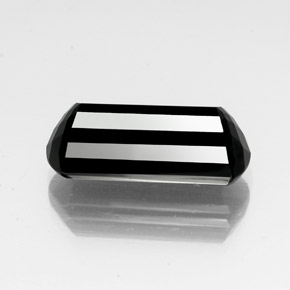 13.07캐럿 천연 검정색 투르말린, 멋진 모양, 21×8.6 mm, 불투명체