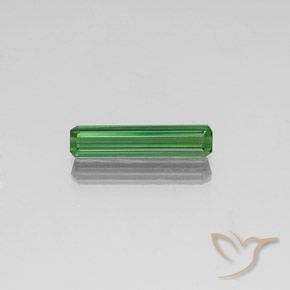 1.81ct 자연스러운 녹색 전기석, 에메랄드 컷, VVS-VS