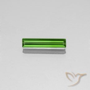 1.35ct 자연스러운 딥그린 전기석, 에메랄드 컷, VVS-VS