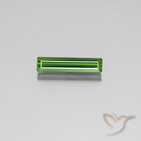 1.93ct 자연스러운 녹색 전기석, 에메랄드 컷, VVS-VS