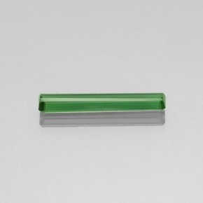 1.88캐럿 천연 미디엄 그린 투르말린, 에메랄드 컷, 20.9×3.4 mm, VVS-VS