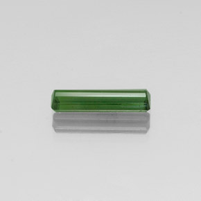1.48캐럿 천연 그린 투르말린, 에메랄드 컷, 13.7×3.6 mm, VVS-VS