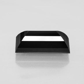 7.99캐럿 천연 검정색 투르말린, 바게트, 16×8.3 mm, 불투명체