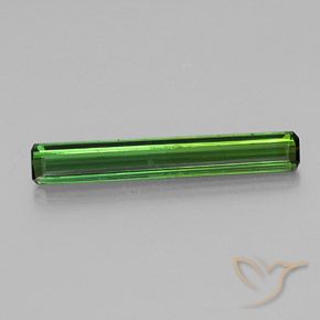 2.18ct 자연스러운 포레스트 그린 전기석, 에메랄드 컷, VVS-VS