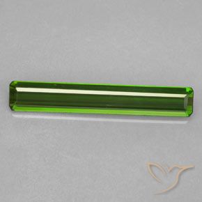 1.69ct 자연스러운 포레스트 그린 전기석, 에메랄드 컷, VVS-VS