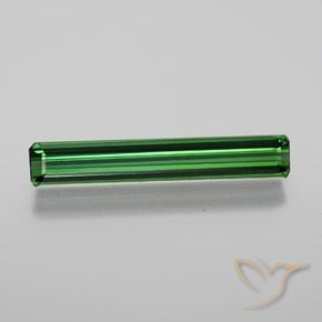 1.41ct 자연스러운 녹색 전기석, 에메랄드 컷, VVS-VS