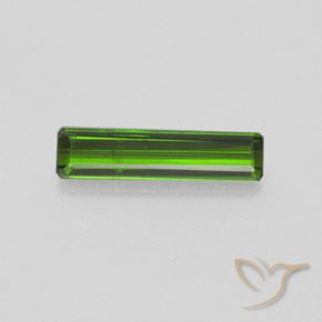1.40ct 자연스러운 포레스트 그린 전기석, 에메랄드 컷, SI