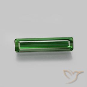 1.77ct 자연스러운 녹색 전기석, 에메랄드 컷, VS