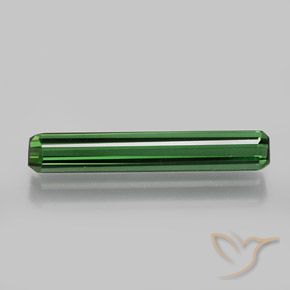 1.66ct 자연스러운 녹색 전기석, 에메랄드 컷, VVS-VS