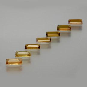 2.39캐럿 천연 미디엄 브라운 투르말린 보석, 바게트, VS