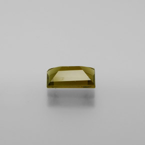 1.05캐럿 천연 딥 그린 투르말린, 바게트, 7.9×4.8 mm, VS