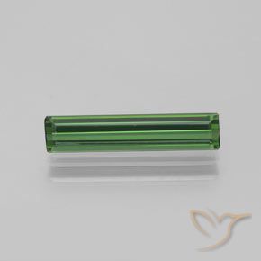 1.60ct 자연스러운 녹색 전기석, 에메랄드 컷, VVS-VS