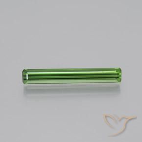 1.66ct 자연스러운 딥그린 전기석, 에메랄드 컷, VS
