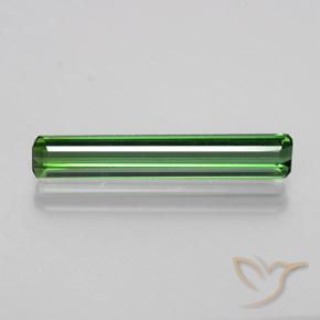 1.83ct 자연스러운 녹색 전기석, 에메랄드 컷, VVS-VS