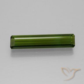 1.55ct 자연스러운 딥그린 전기석, 에메랄드 컷, VVS-VS
