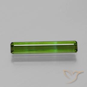 1.33ct 자연스러운 포레스트 그린 전기석, 에메랄드 컷, VVS-VS