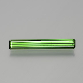 1.19캐럿 천연 포레스트 그린 투르말린, 에메랄드 컷, VS