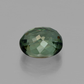 1.31캐럿 천연 포레스트 그린 투르말린, 타원형 컷, 7.1×6 mm, VS