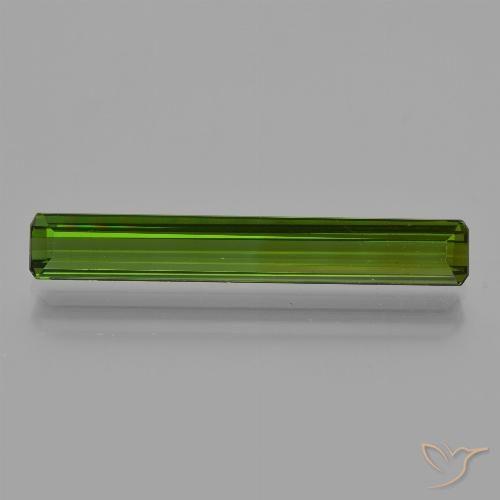 2.52ct 자연스러운 딥그린 전기석, 에메랄드 컷, VVS-VS