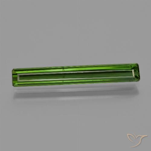 2.01ct 자연스러운 딥 포레스트 그린 전기석, 에메랄드 컷, VS-SI