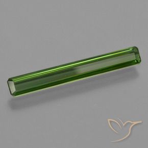 1.32캐럿 천연 딥 포레스트 그린 전기석, 옥타곤 / 에메랄드 컷, VVS-VS