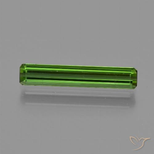 1.16ct 자연스러운 딥그린 전기석, 에메랄드 컷, VVS-VS