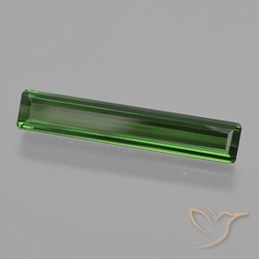 1.85캐럿 천연 미디엄-다크 그린 전기석, 옥타곤 / 에메랄드 컷, VVS-VS