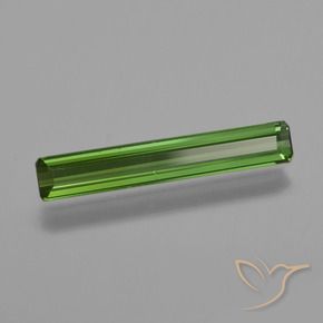 0.83캐럿 천연 딥그린 전기석, 옥타곤 / 에메랄드 컷, VVS-VS