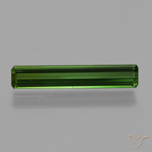 1.33ct 자연스러운 딥그린 전기석, 에메랄드 컷, VVS-VS