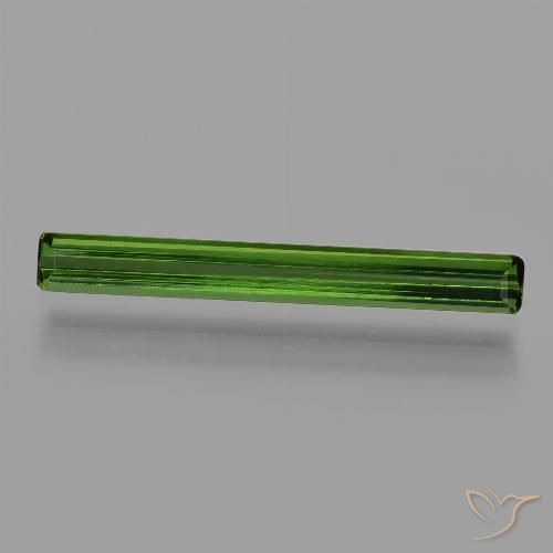 1.47ct 자연스러운 딥그린 전기석, 에메랄드 컷, VVS-VS