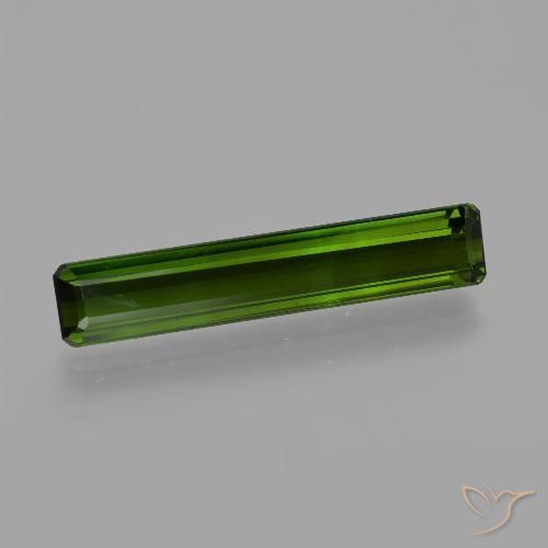 2.83ct 자연스러운 딥그린 전기석, 에메랄드 컷, VVS-VS