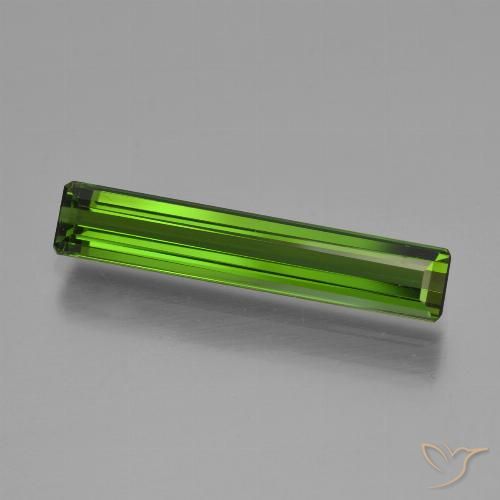 2.40ct 자연스러운 딥그린 전기석, 에메랄드 컷, VVS-VS