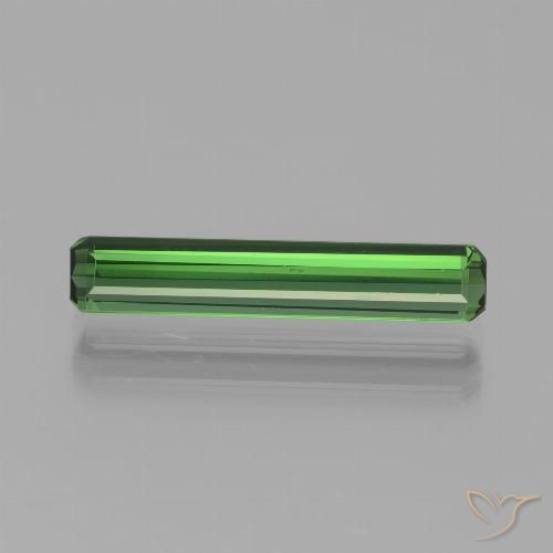 1.80ct 자연스러운 딥그린 전기석, 에메랄드 컷, VVS-VS