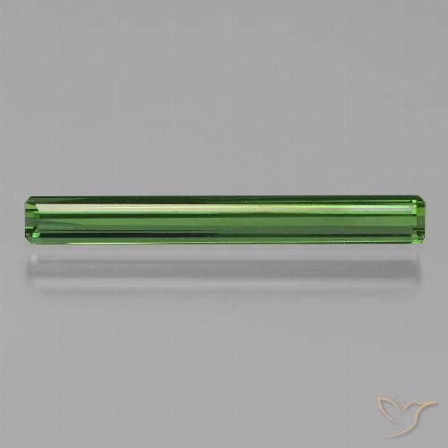 1.18ct 자연스러운 녹색 전기석, 에메랄드 컷, VVS-VS