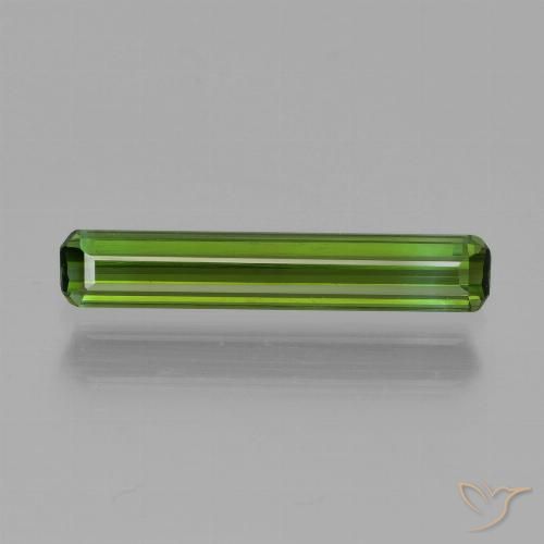 0.83ct 자연스러운 해초 녹색 전기석, 에메랄드 컷, VVS-VS