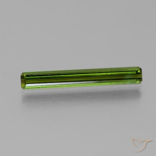 1.69ct 자연스러운 해초 녹색 전기석, 에메랄드 컷, VVS-VS