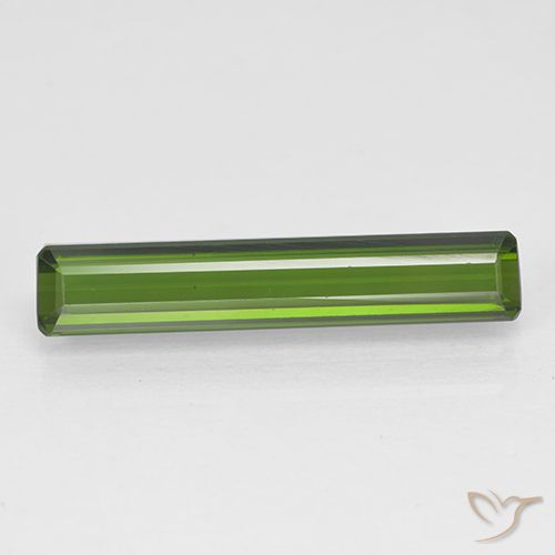 1.80ct 자연스러운 해초 녹색 전기석, 에메랄드 컷, VVS-VS