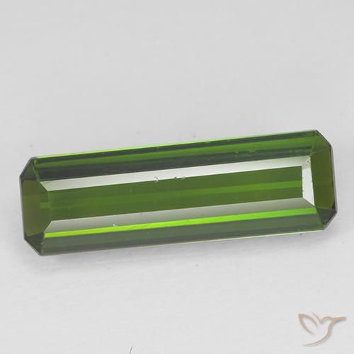 1.81ct 자연스러운 해초 녹색 전기석, 에메랄드 컷, VVS-VS