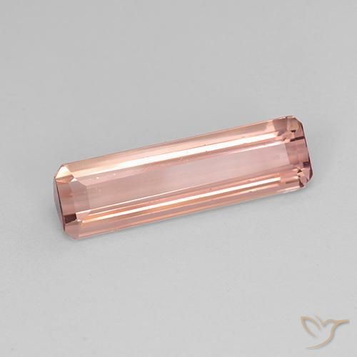 2.89캐럿 천연 Medium Light-Pink 전기석, 옥타곤 / 에메랄드 컷, VVS-VS