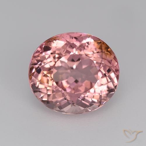2.57ct 자연스러운 풍선껌 핑크 전기석, 타원형, VVS-VS